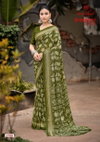 Shabnam Vol 21 By Kashvi Dull Moss Printed Daily Wear Saree Wholesalers In Surat